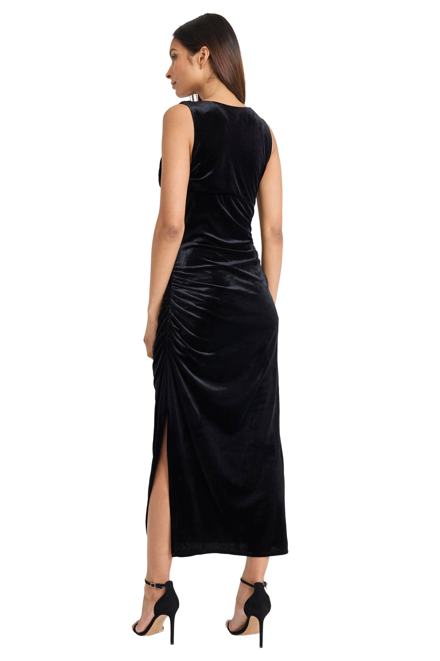 Shondra Midi Velvet Dress