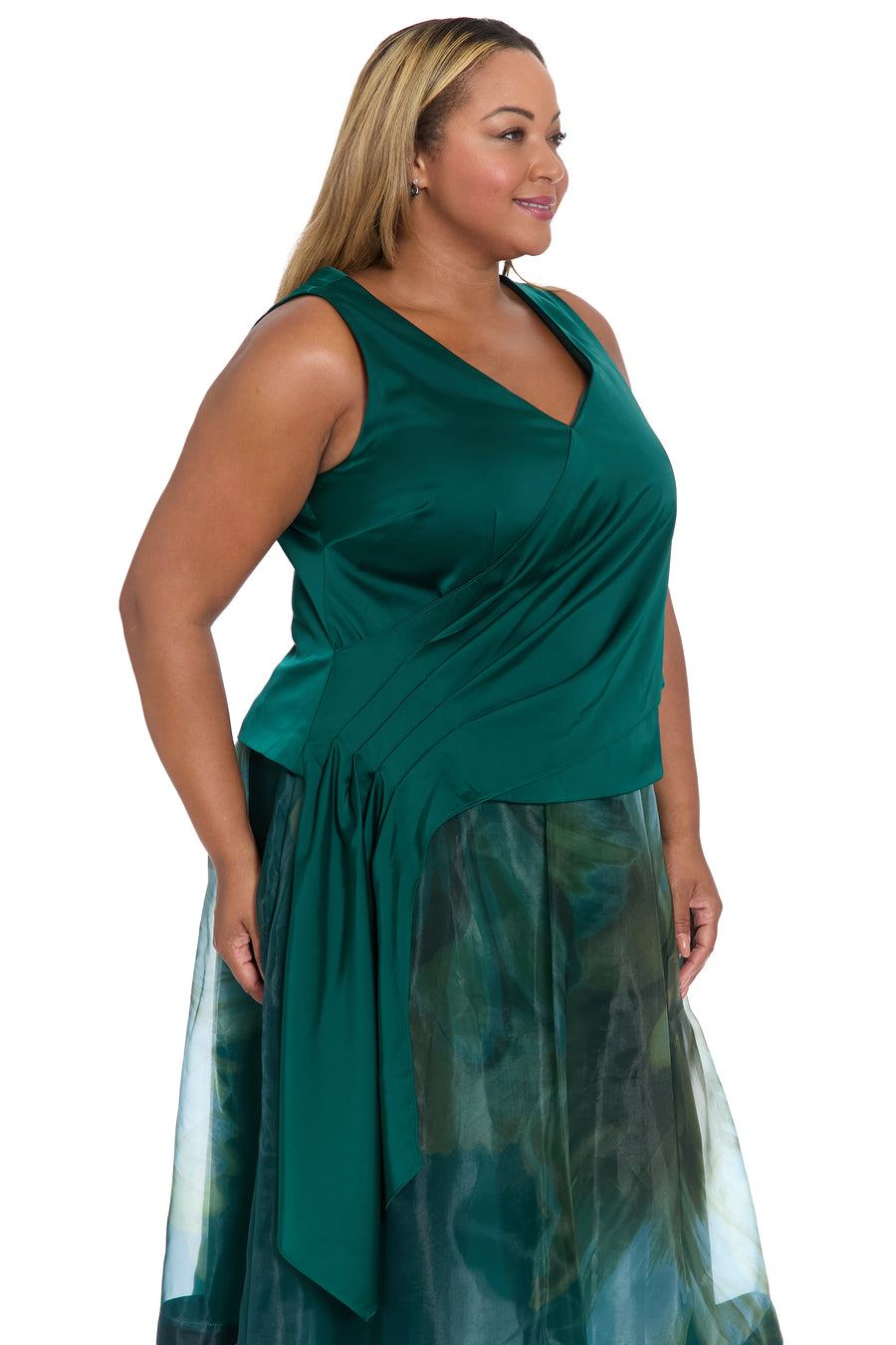 Ithaca Pleated Sleeveless Top