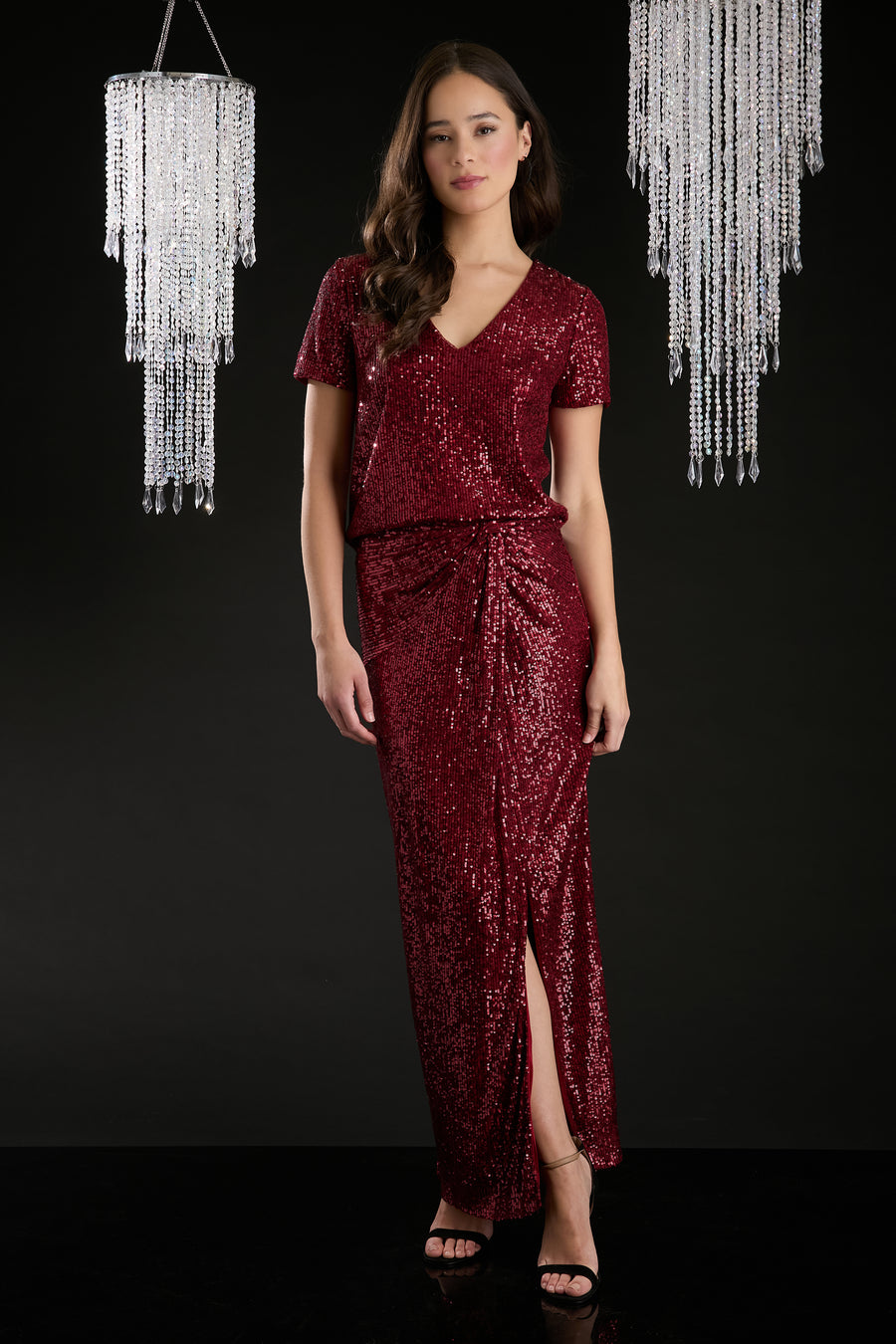 Willis Side Twist Maxi Skirt