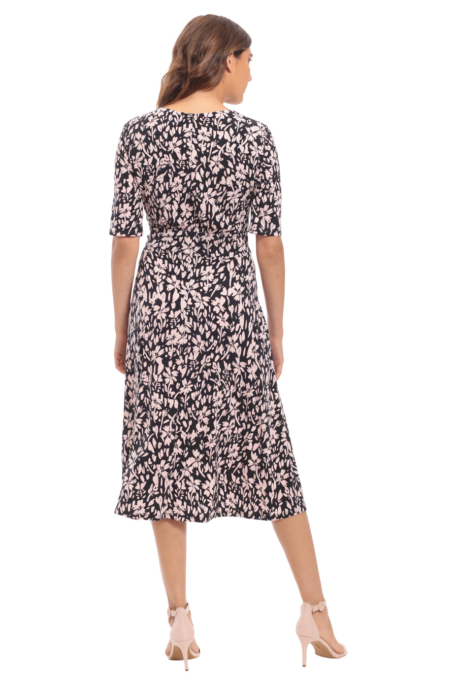 Ayanna in Positive Negative Floral - FINAL SALE