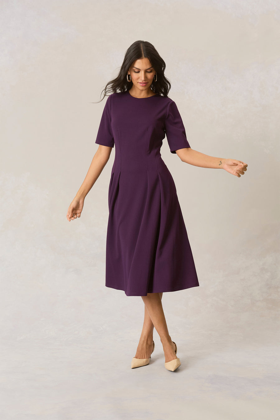 Tresa Below the Knee A-Line Dress