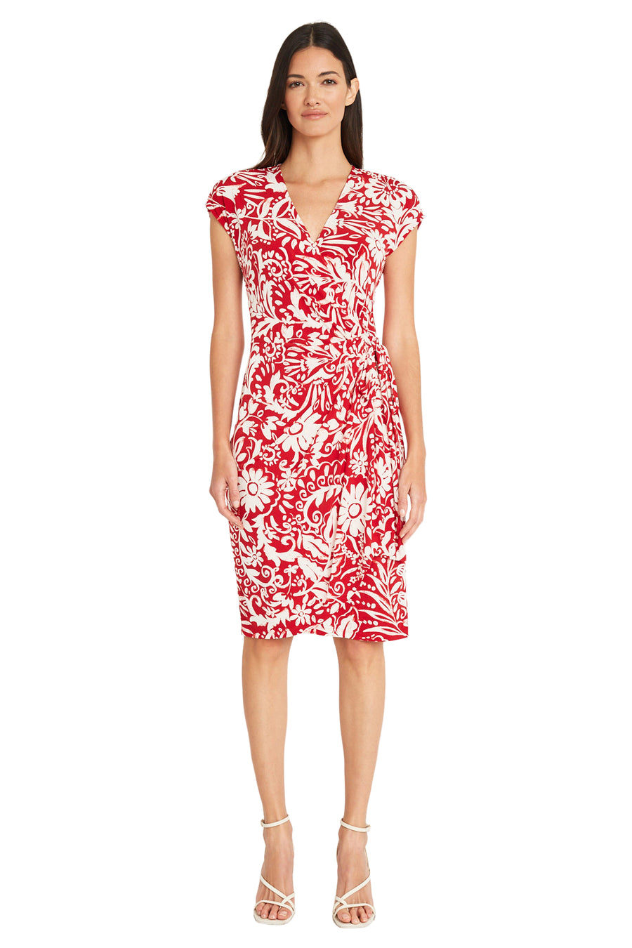 Ellison Wrap Dress in Tiki Bar Floral - FINAL SALE