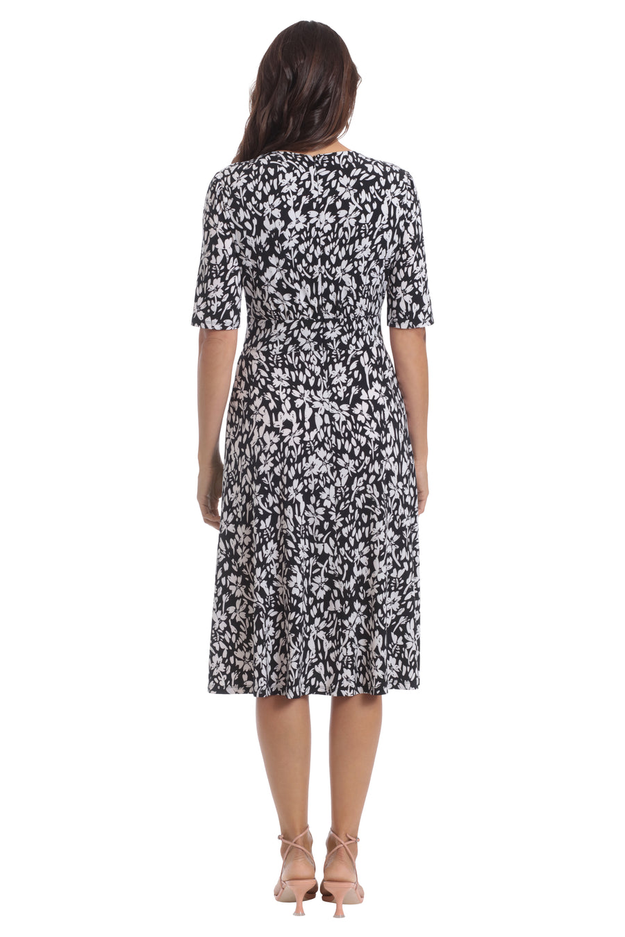 Ayanna in Positive Negative Floral - FINAL SALE