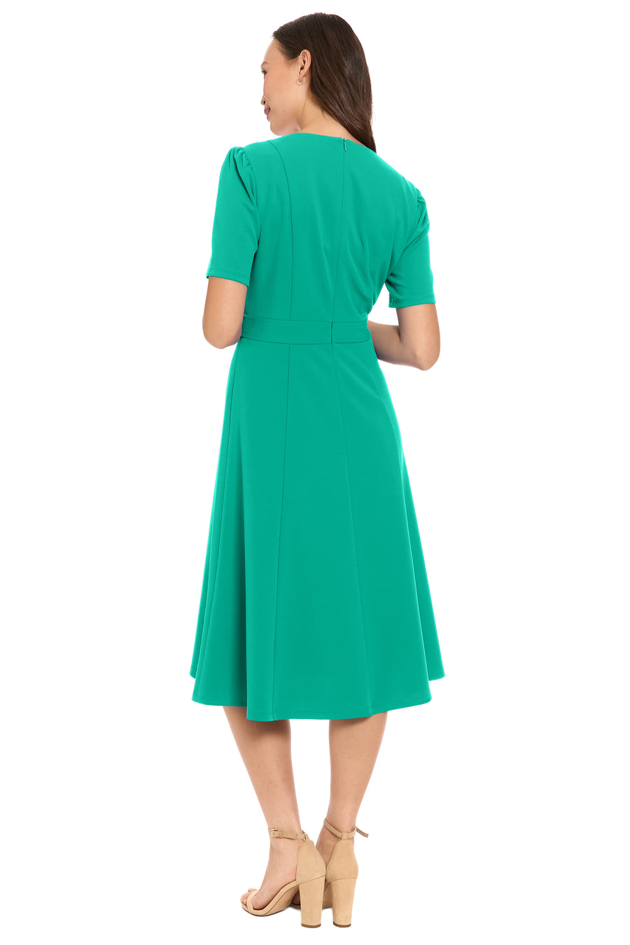 Quill V-Neck Side Tab Dress in Limited Edition
