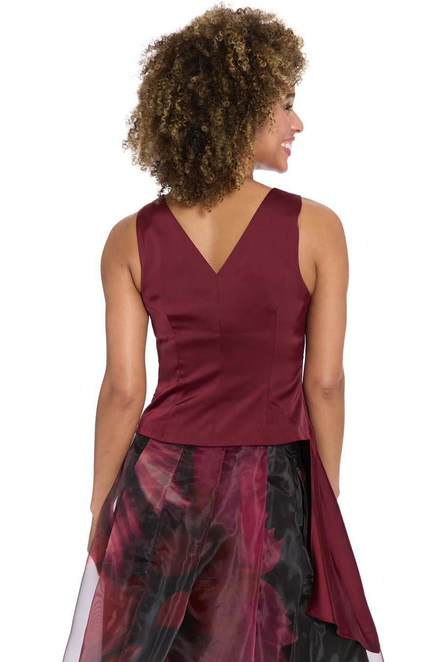 Ithaca Pleated Sleeveless Top