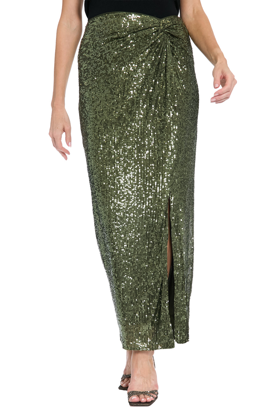 Willis Side Twist Maxi Skirt