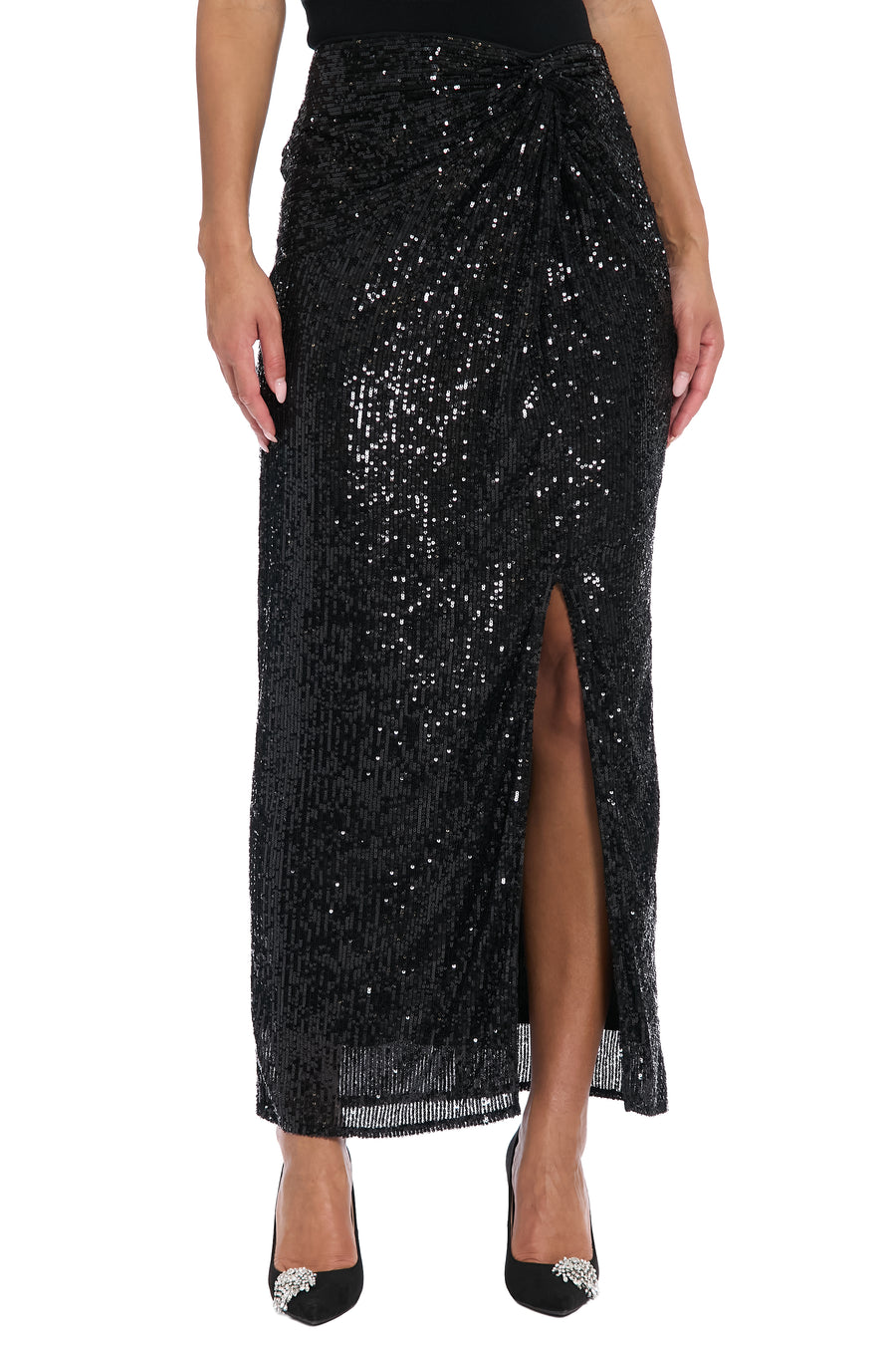 Willis Side Twist Maxi Skirt