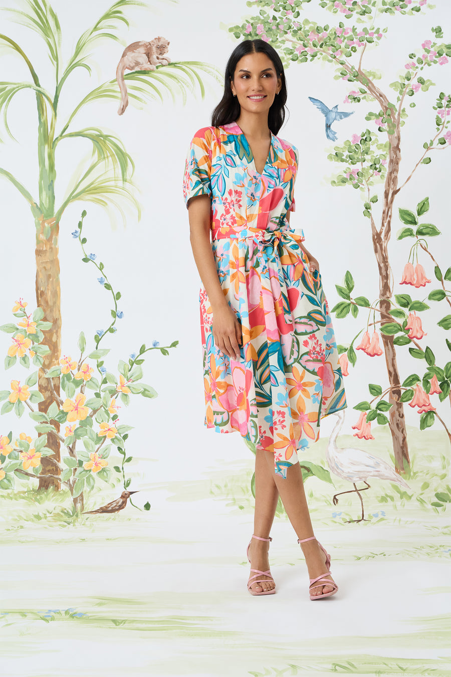 Rosamund Below the Knee Fit & Flare Dress