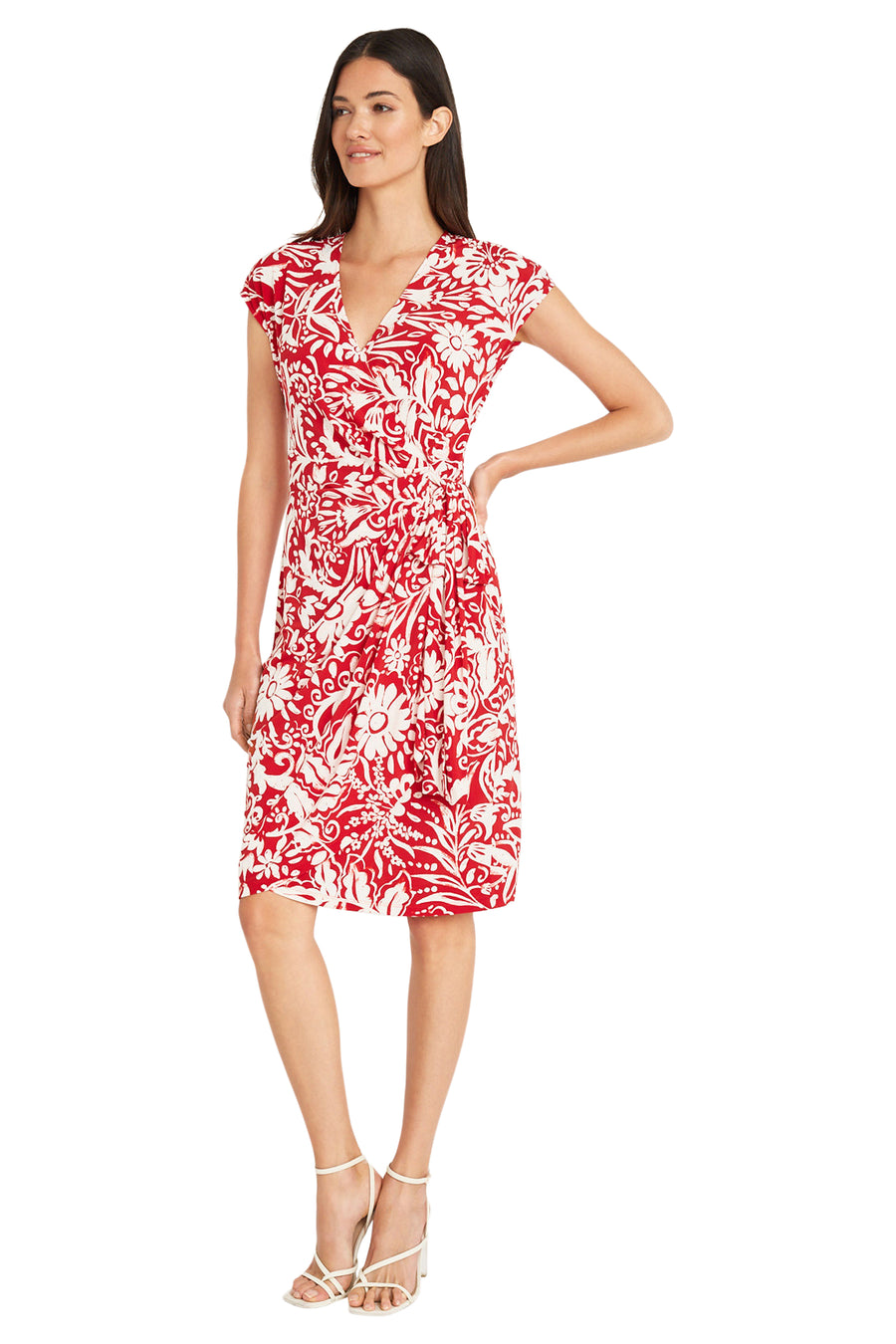 Ellison Wrap Dress in Tiki Bar Floral - FINAL SALE