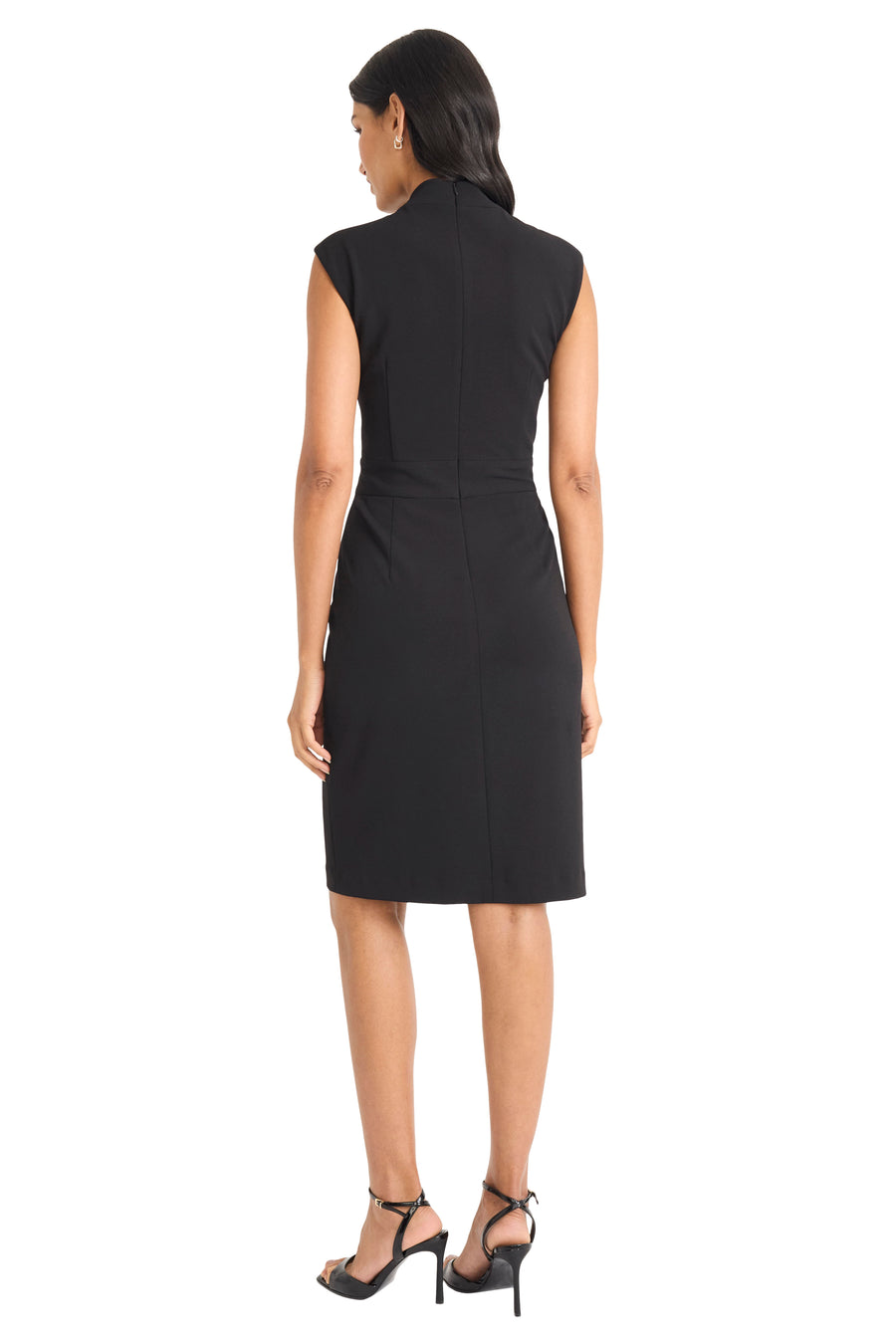 Sabine Sleeveless Tuxedo Dress