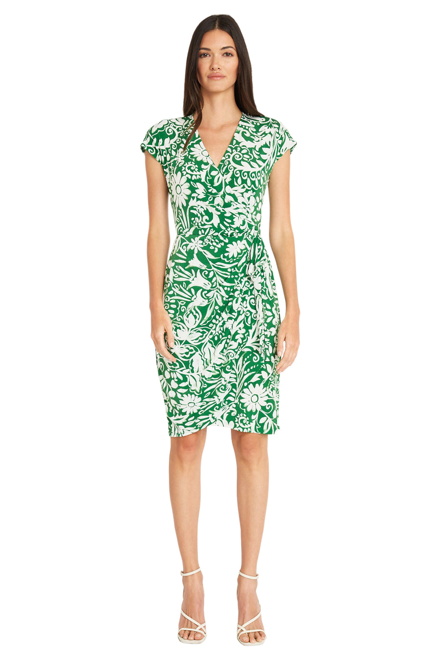 Ellison Wrap Dress in Tiki Bar Floral - FINAL SALE