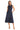 Greta Denim Midi A-Line with Topstitching
