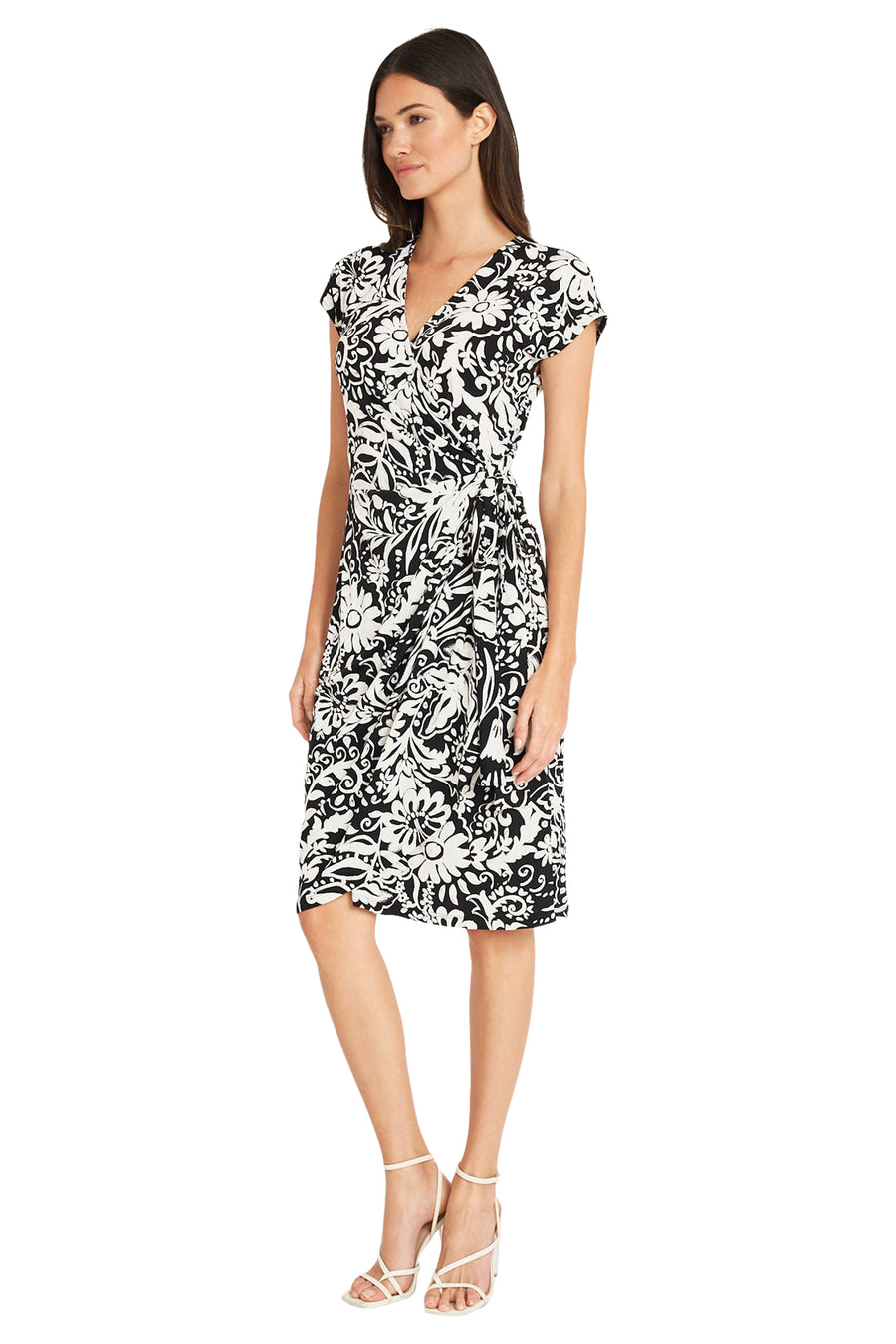 Ellison Wrap Dress in Tiki Bar Floral - FINAL SALE