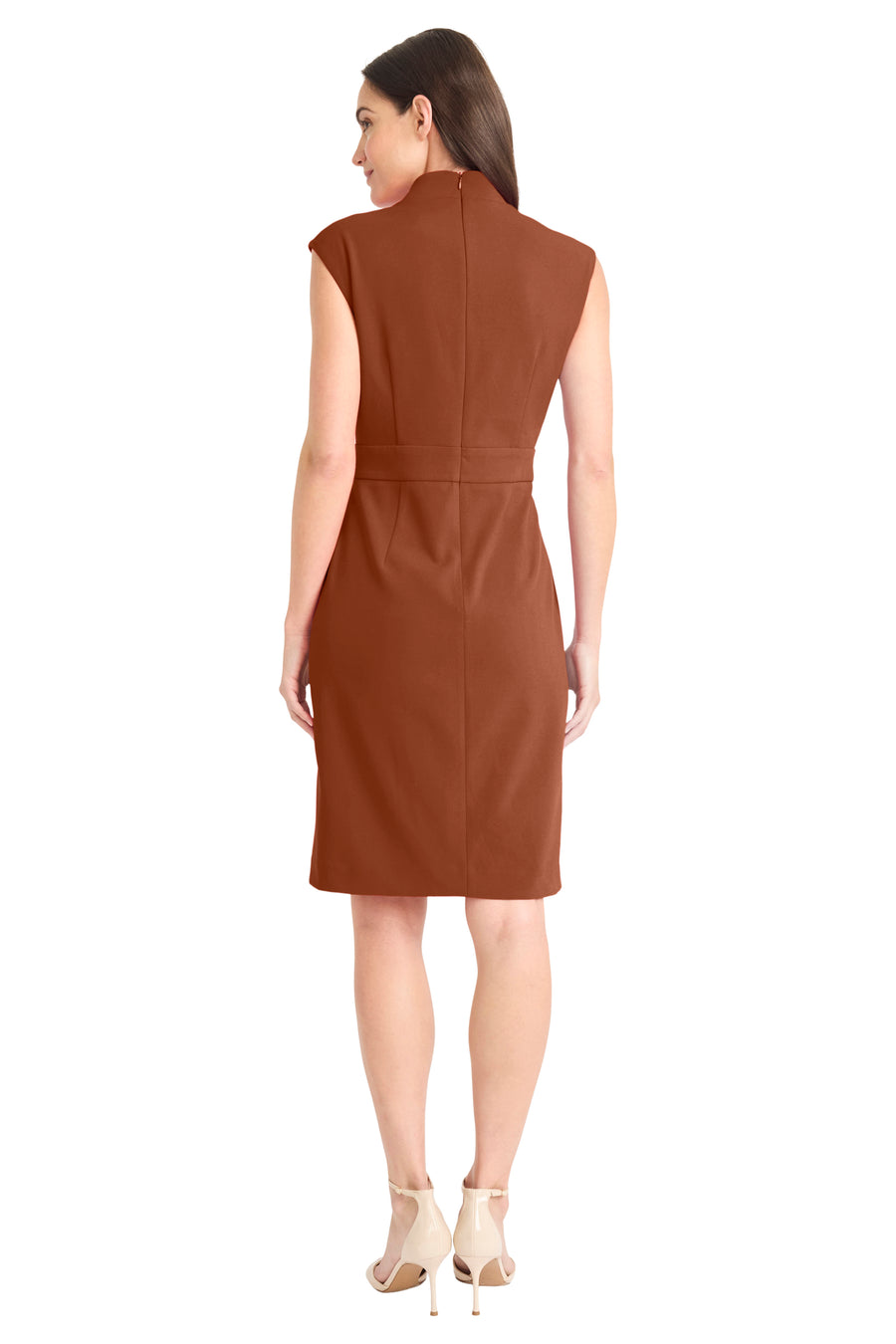 Sabine Sleeveless Tuxedo Dress