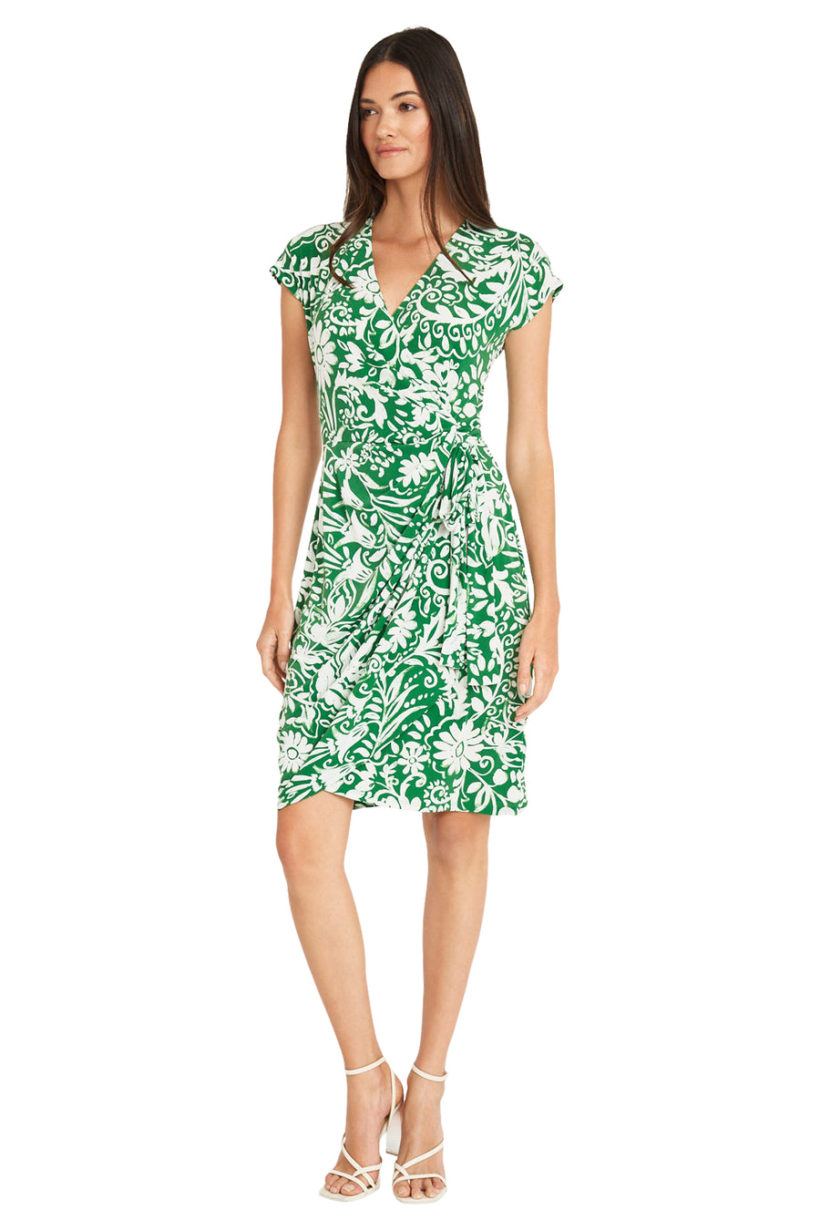 Ellison Wrap Dress in Tiki Bar Floral - FINAL SALE