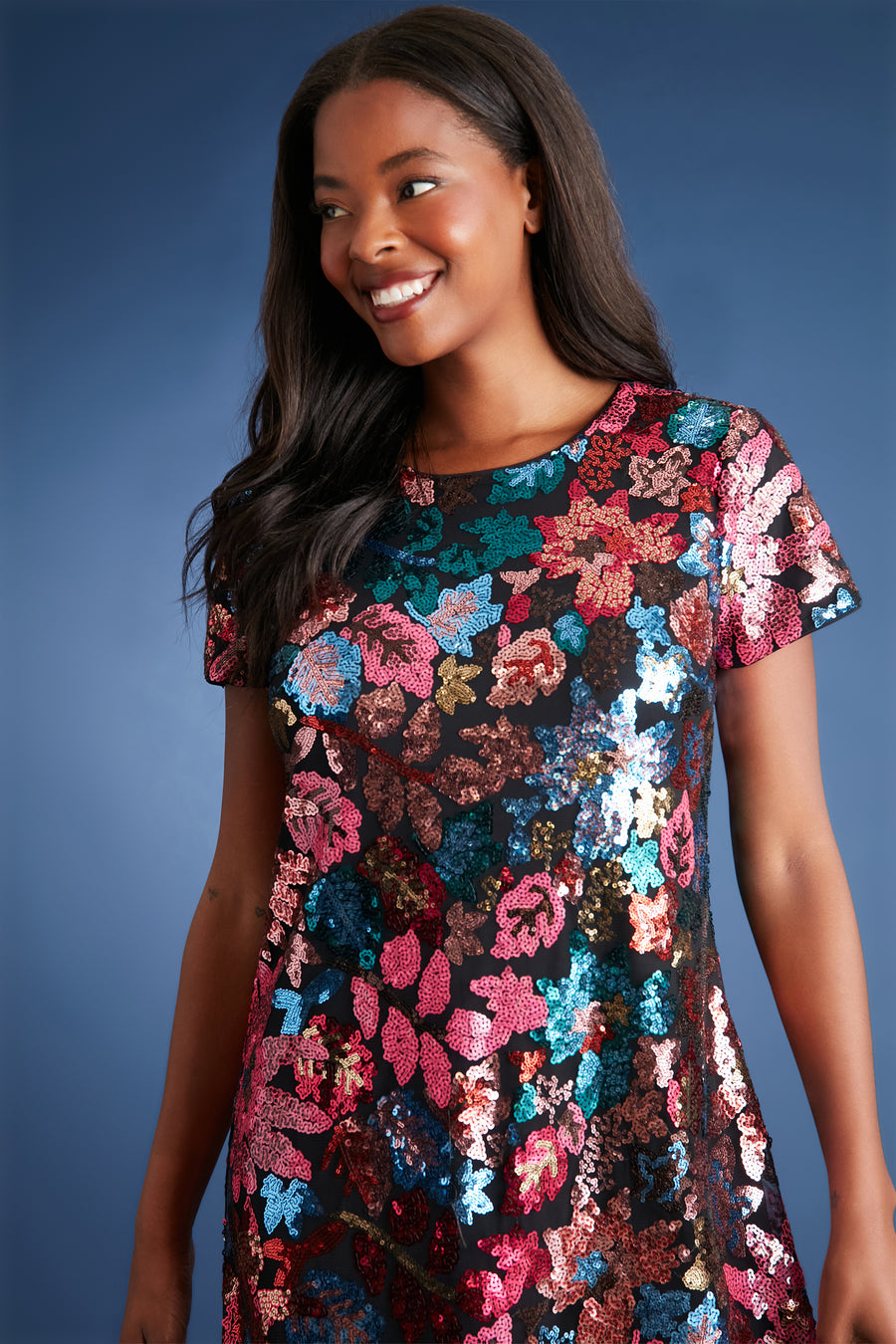 Amada in Floral Fest Sequin