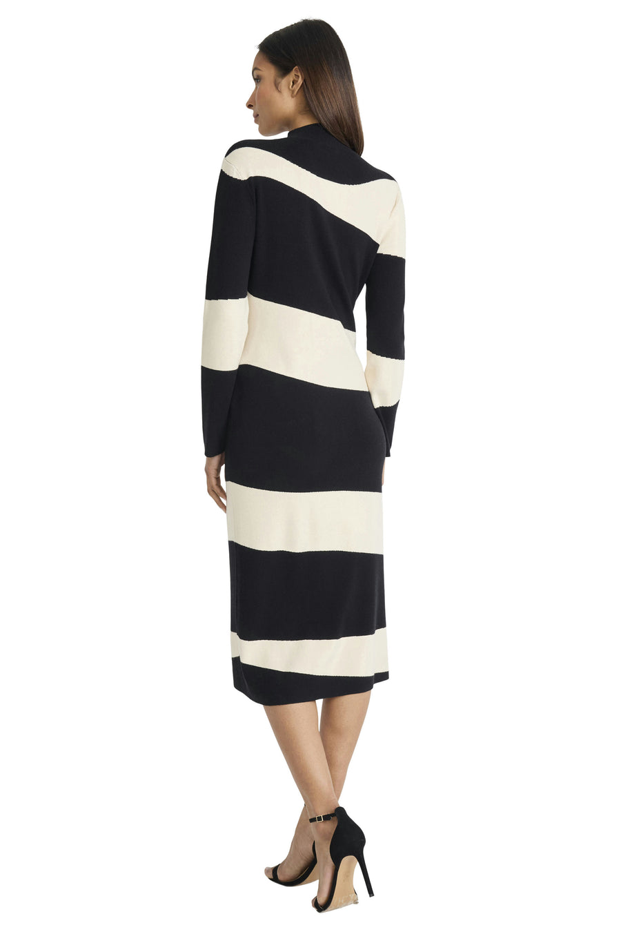 Ani Color Block Sweater Midi Dress