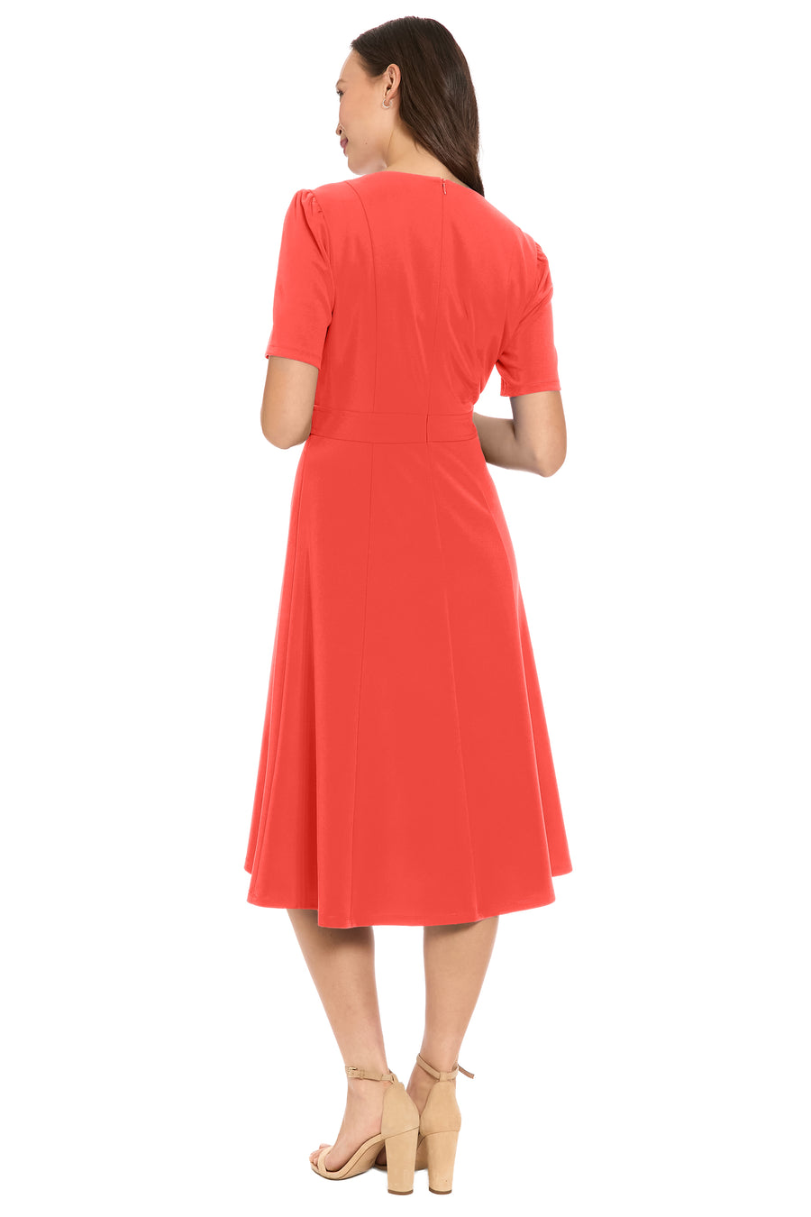 Quill V-Neck Side Tab Dress in Limited Edition