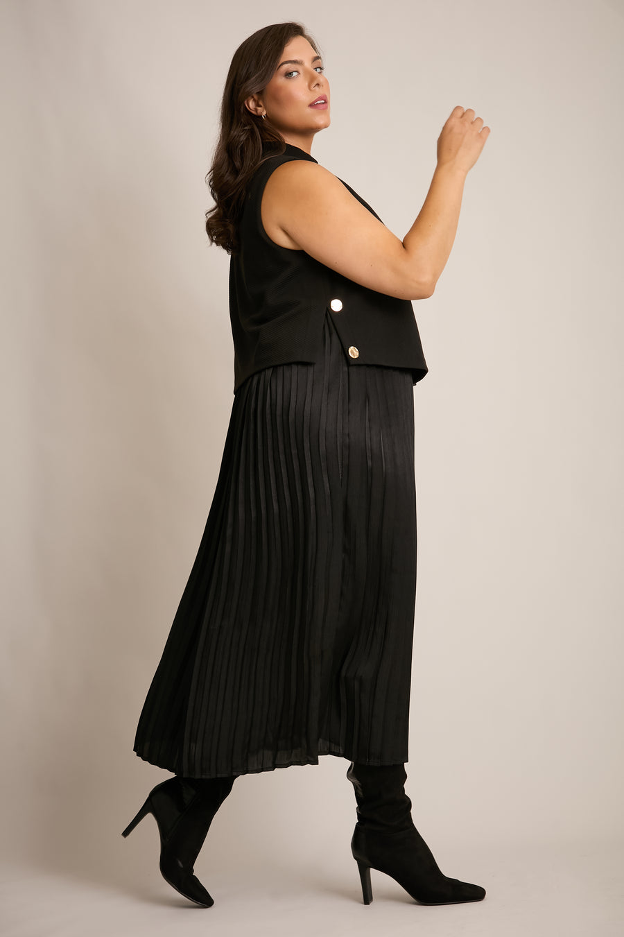 Miltie Midi A-Line Dress