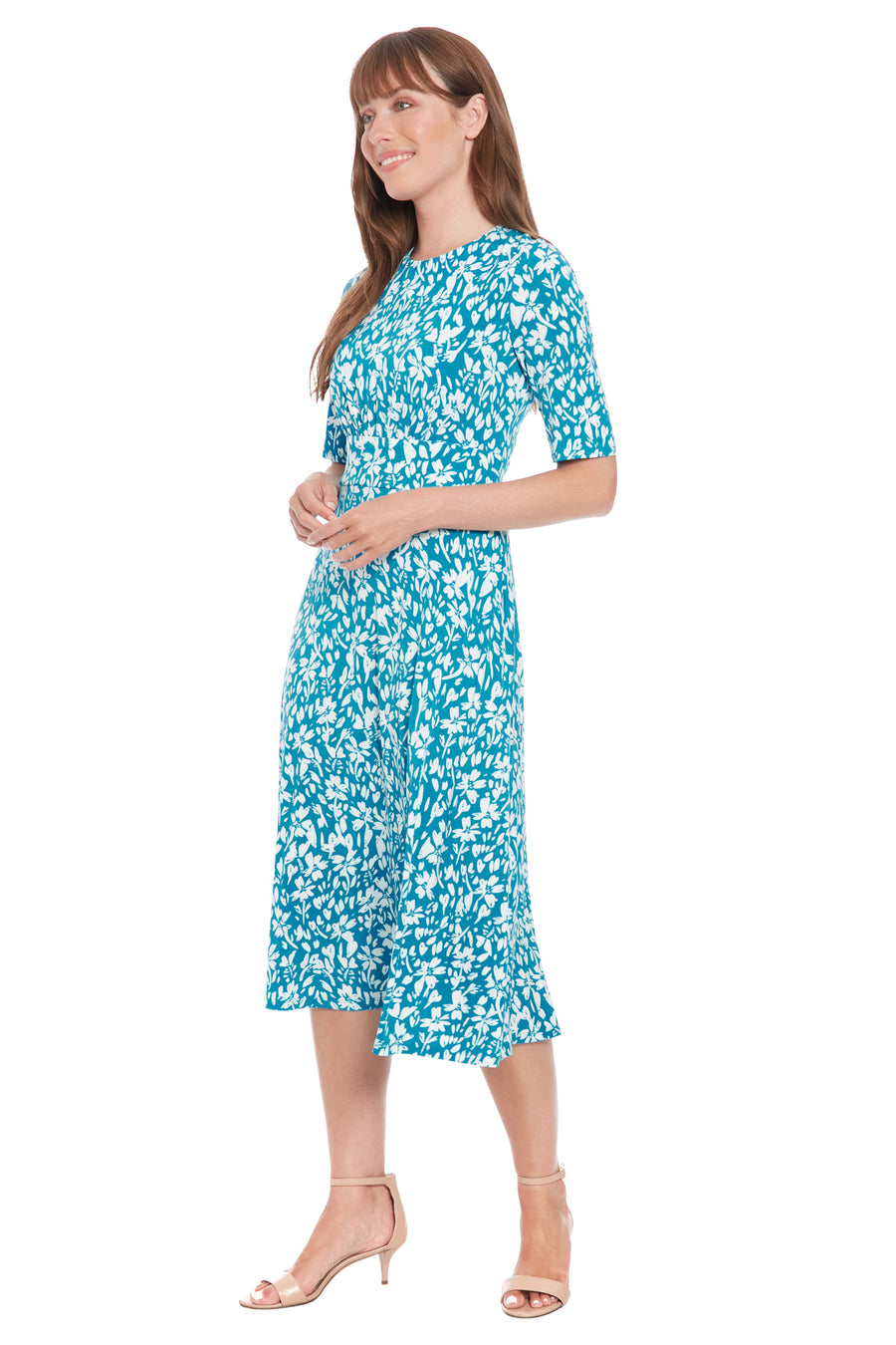 Ayanna in Positive Negative Floral - FINAL SALE