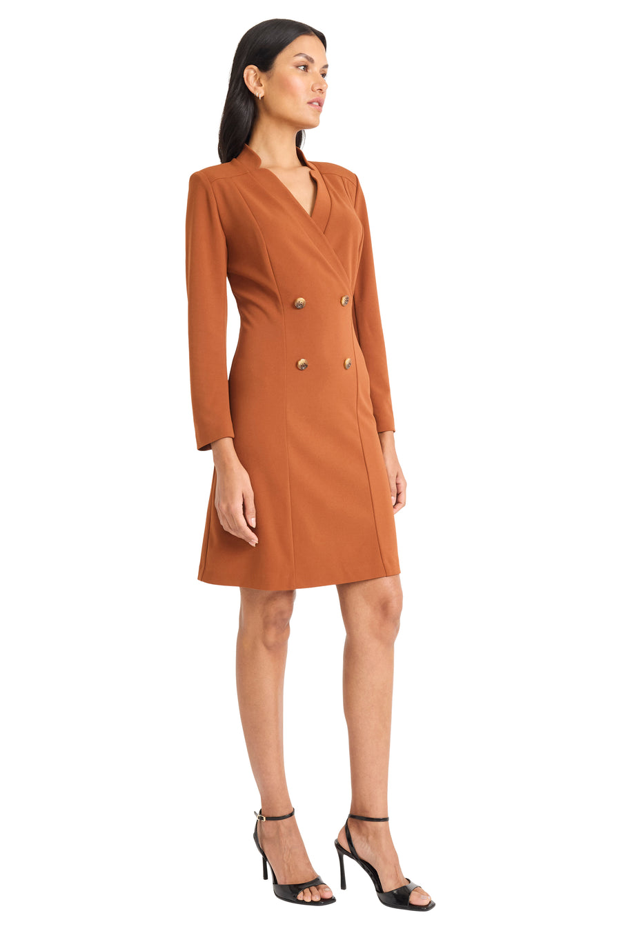 Sabine Long Sleeve Tuxedo Dress