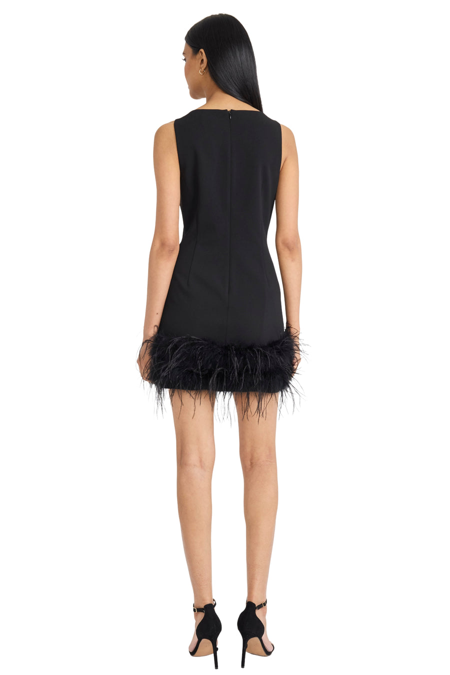 Phaedra Sleeveless Feather Mini