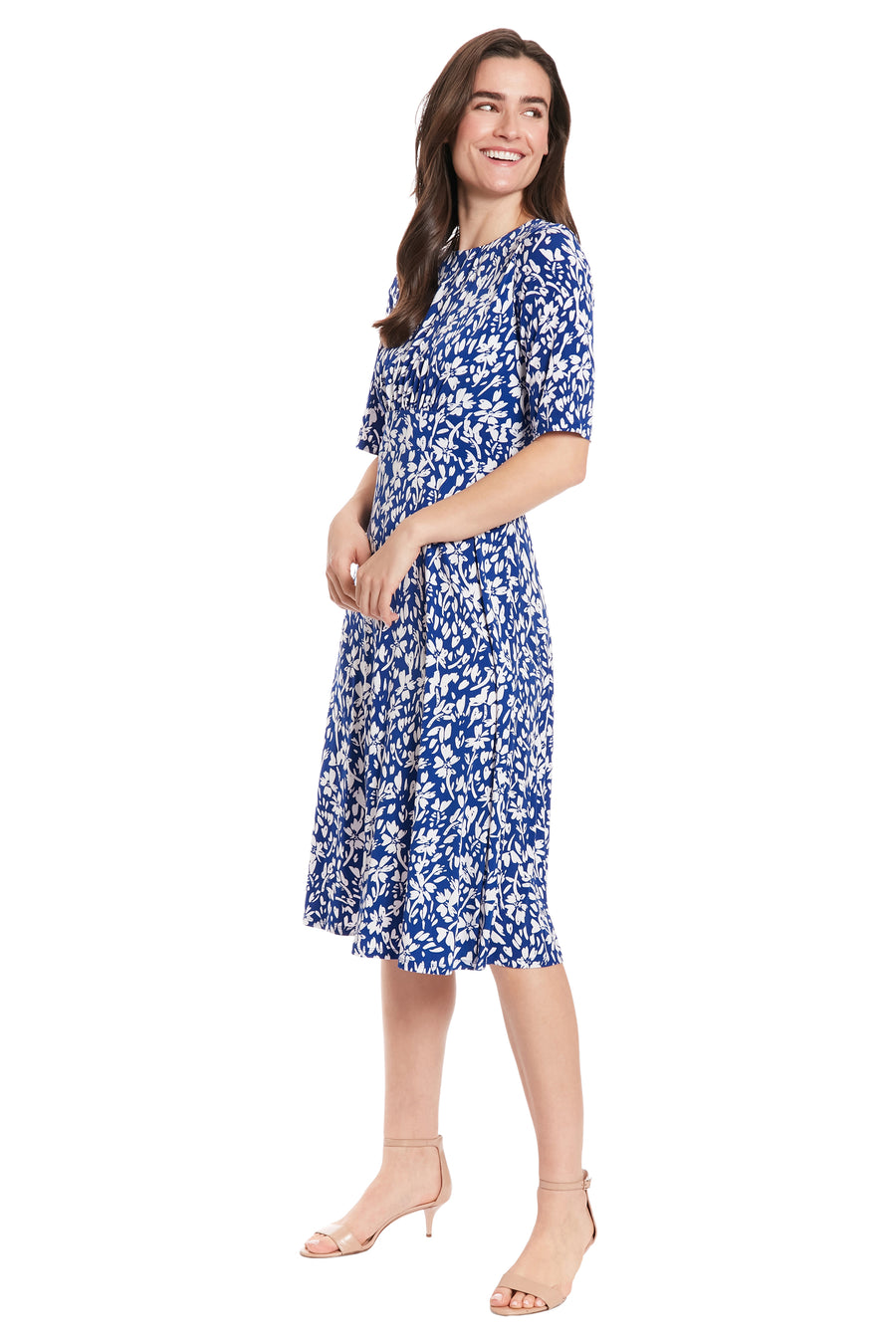 Ayanna in Positive Negative Floral - FINAL SALE