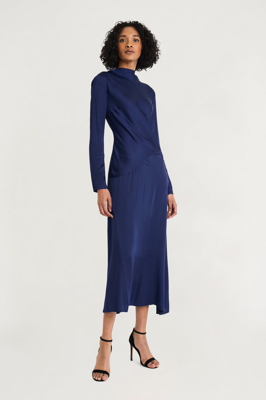 Aura Midi Long Sleeve Dress