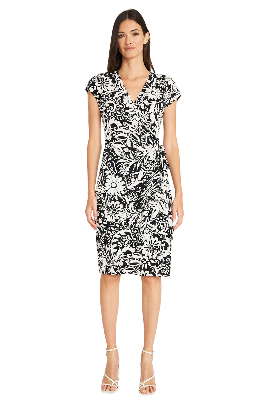 Ellison Wrap Dress in Tiki Bar Floral - FINAL SALE