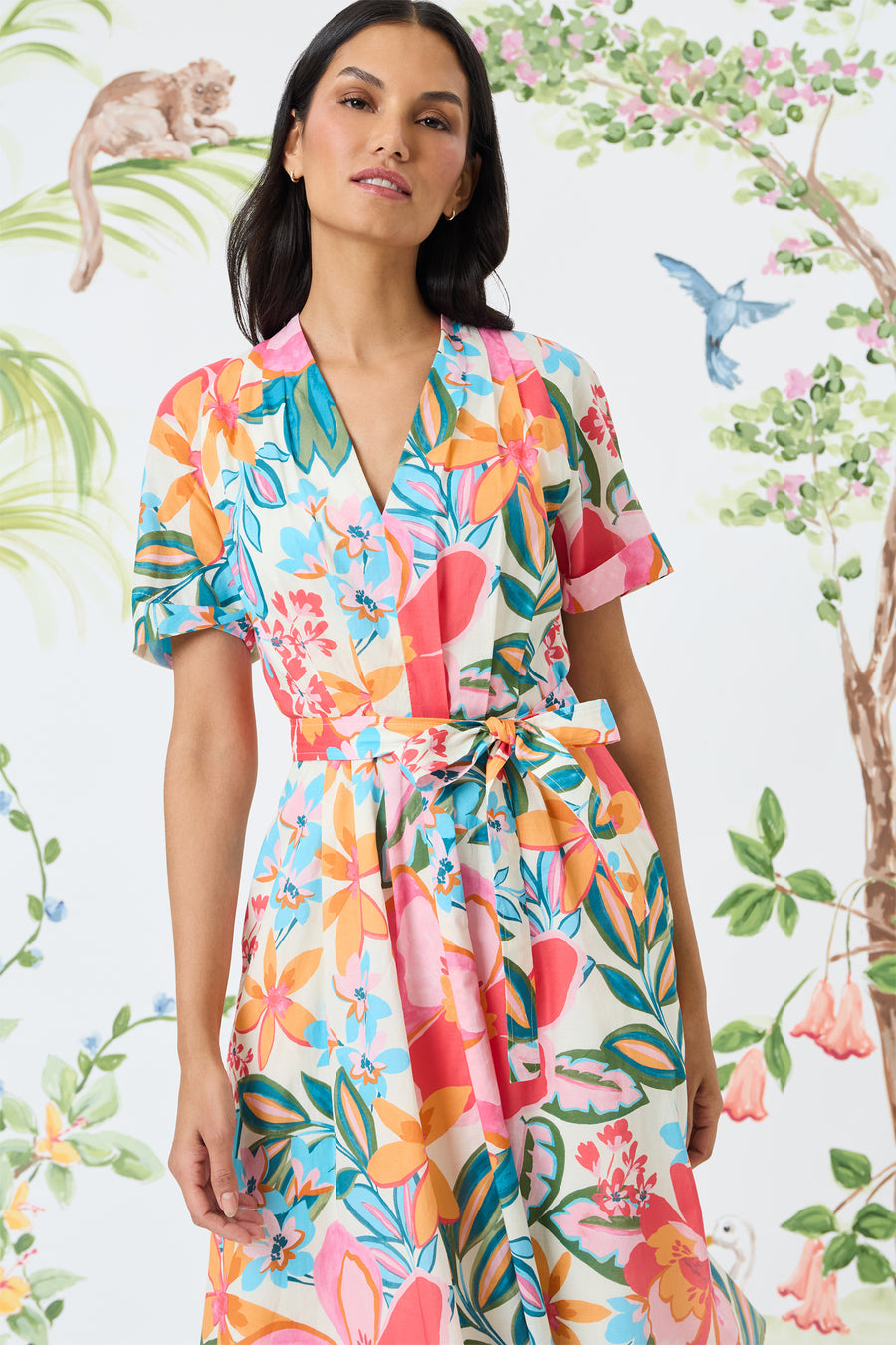 Rosamund Below the Knee Fit & Flare Dress