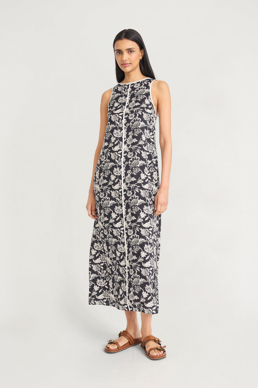 Andrew in Printed Rayon