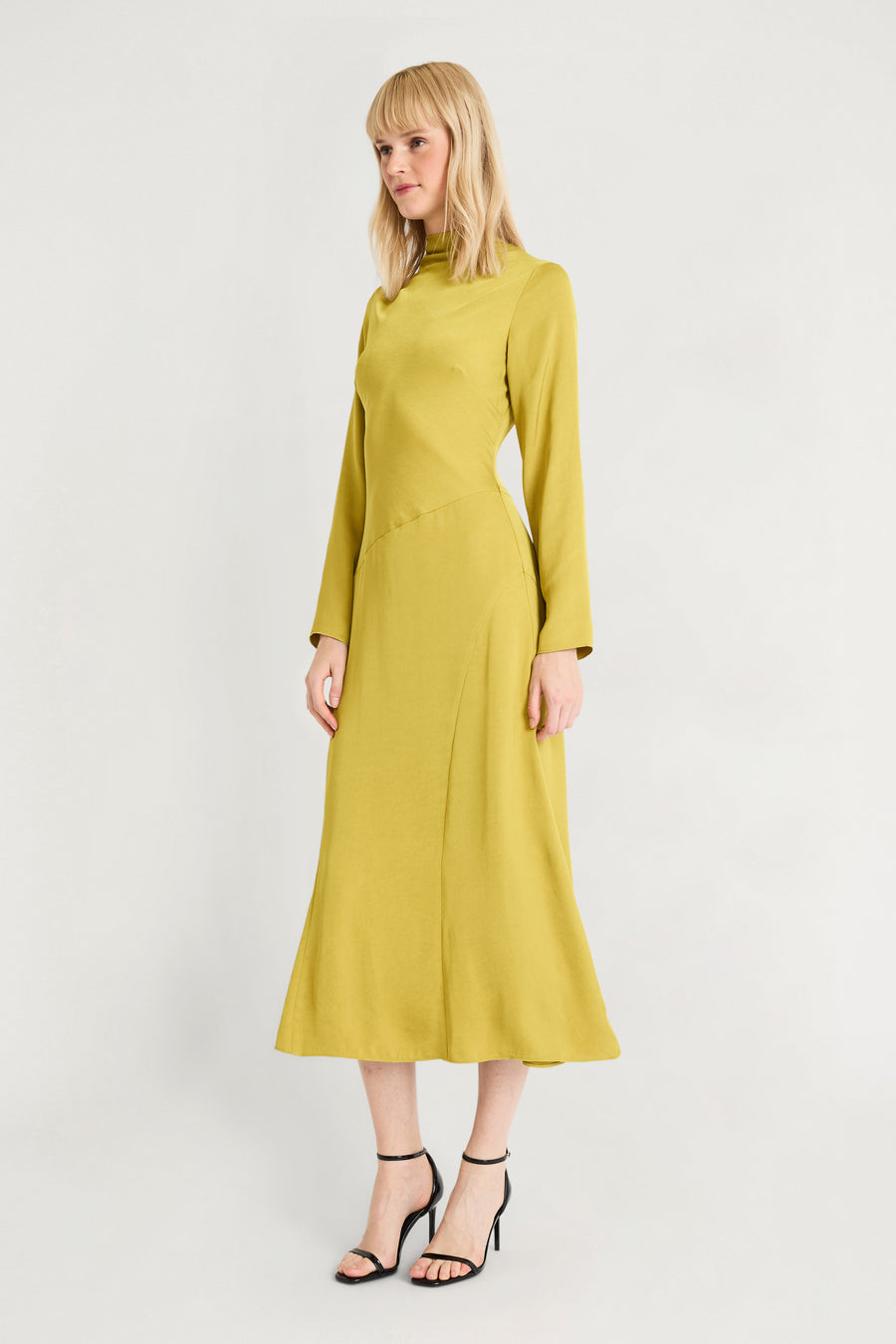 Aura Midi Long Sleeve Dress