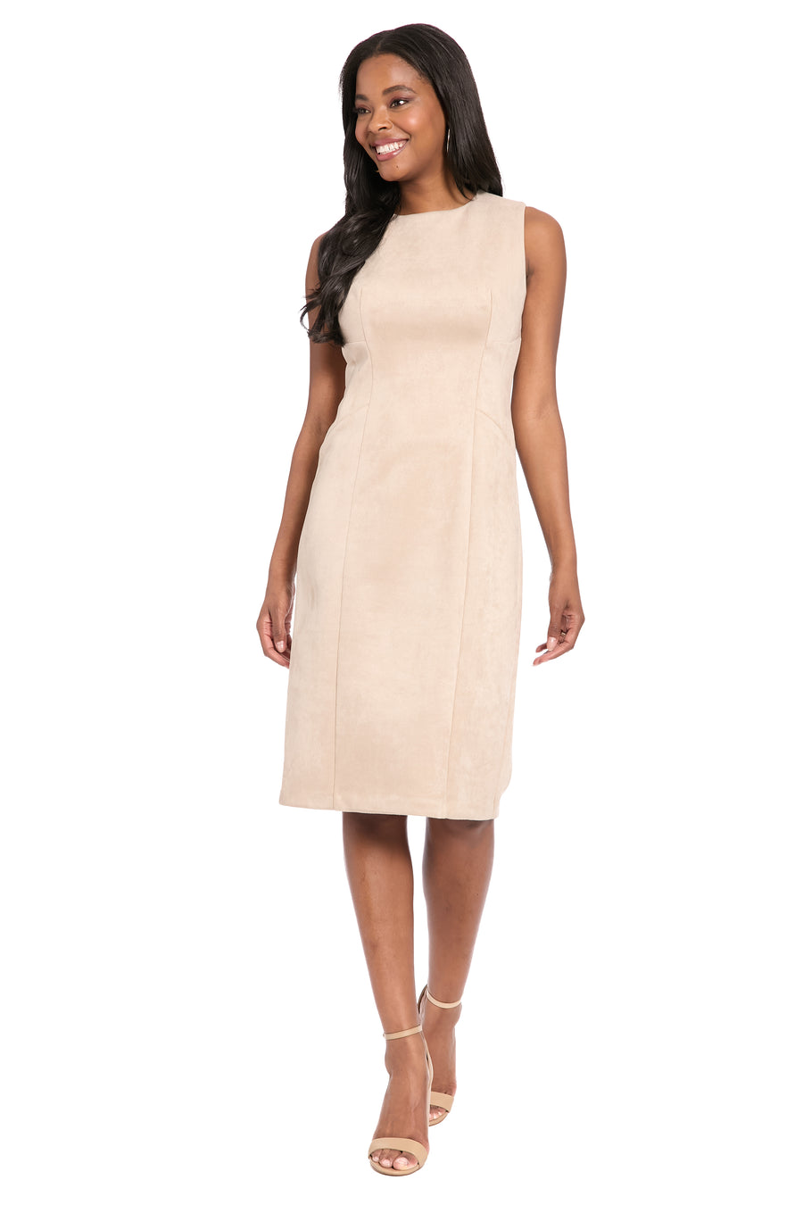 Katarina Jewel Neck Sheath Dress