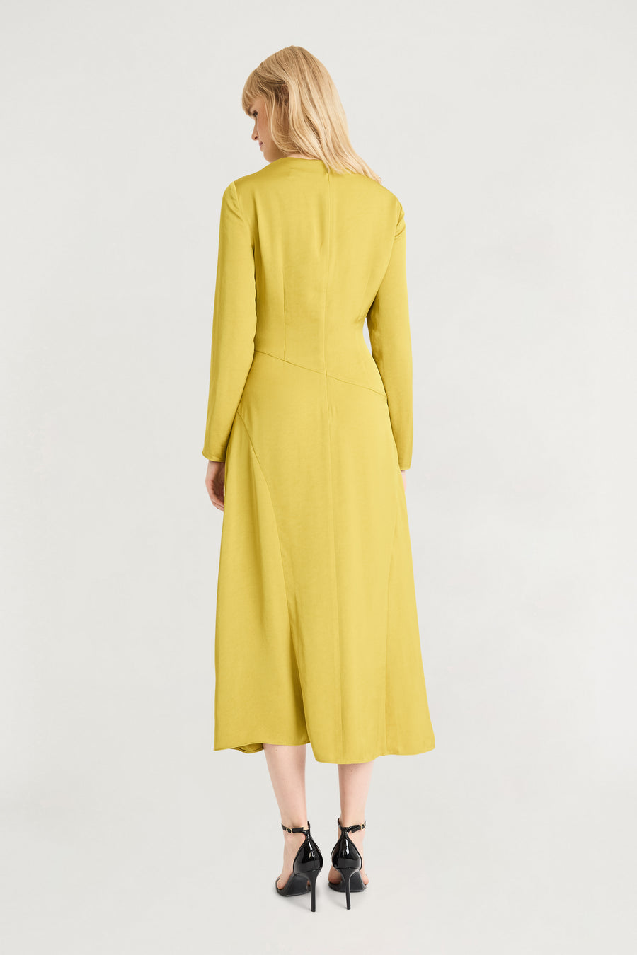 Aura Midi Long Sleeve Dress