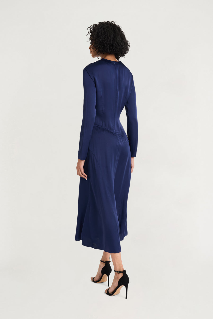 Aura Midi Long Sleeve Dress