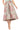 Gramercy Pleated Skirt in Vintage Rose Jacquard