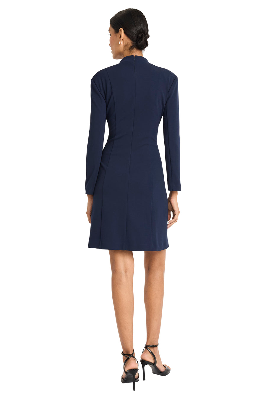 Sabine Long Sleeve Tuxedo Dress
