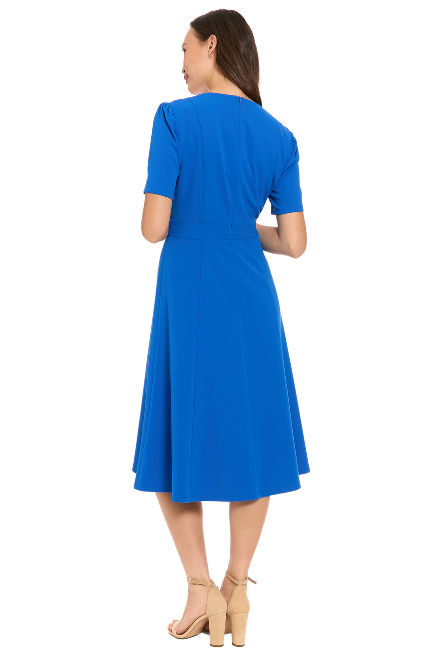 Quill V-Neck Side Tab Dress in Limited Edition