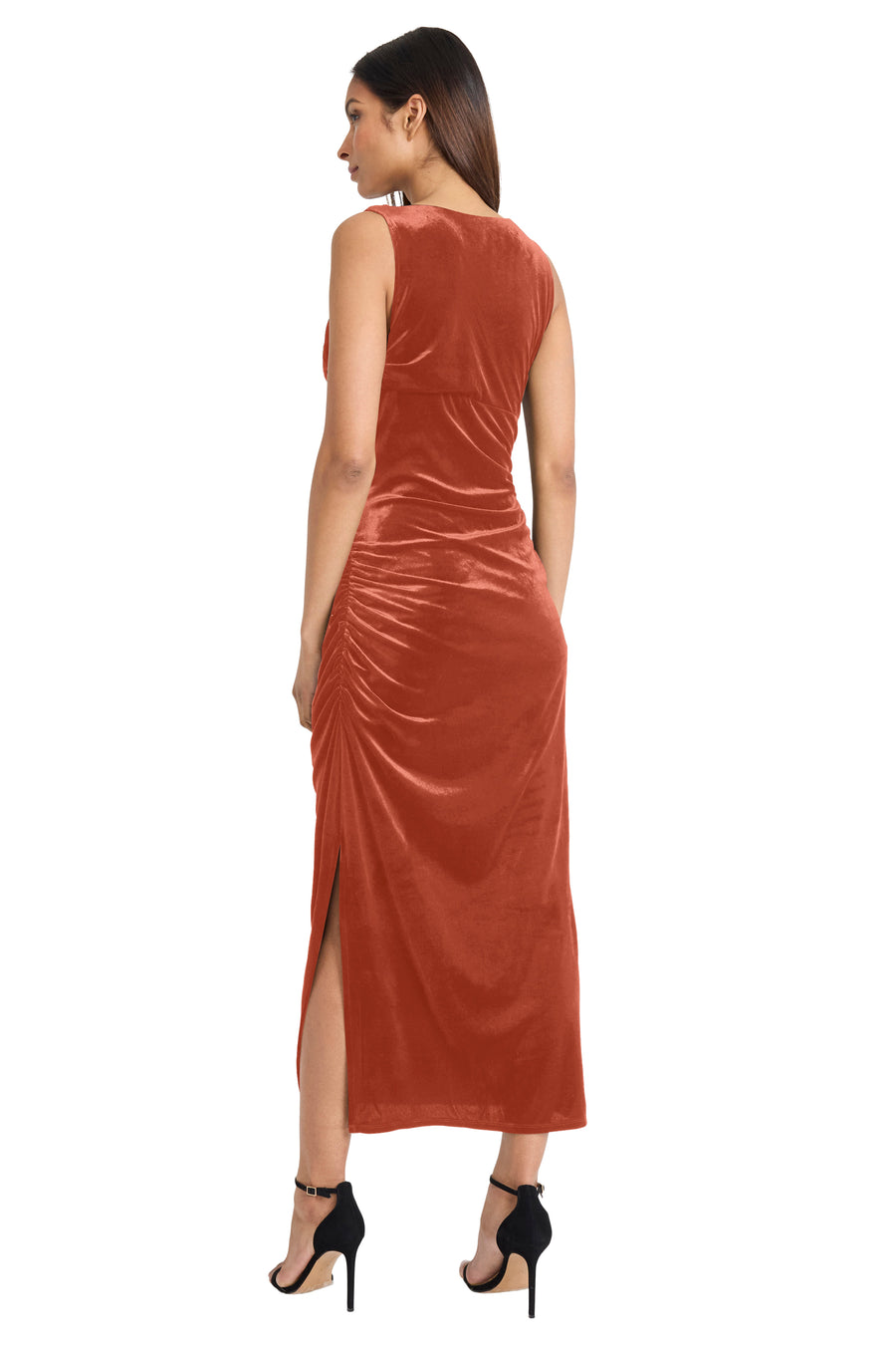 Shondra Midi Velvet Dress