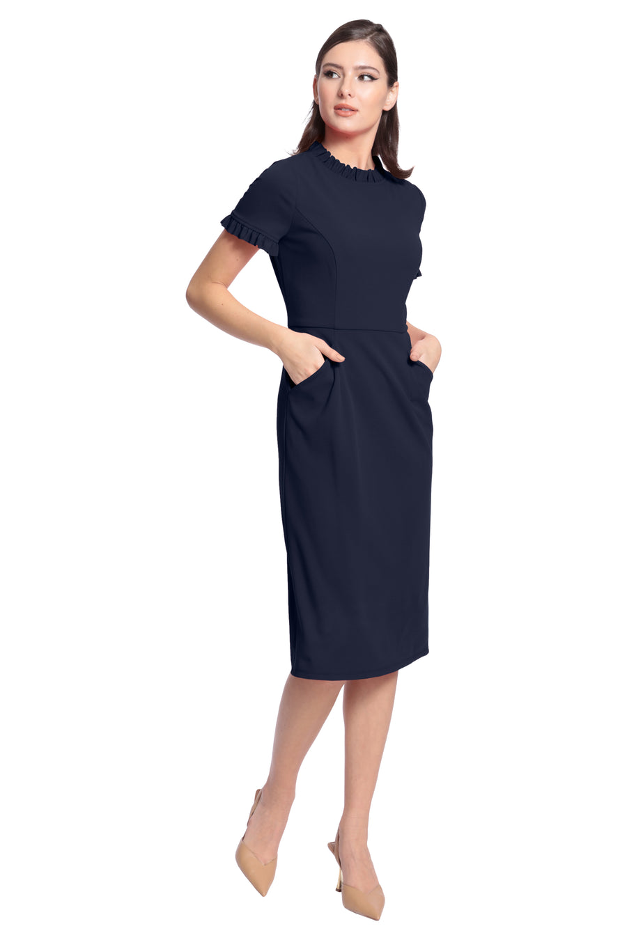 Taren Knee-Length Short Sleeve Dress
