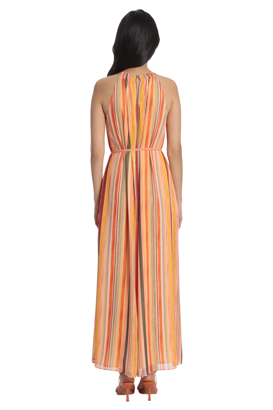 Layla Halter Stripe Maxi in Seville Stripe - FINAL SALE